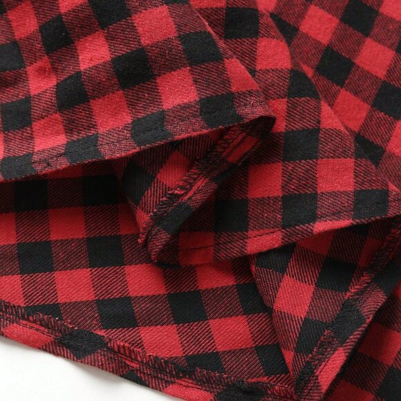 Multicolor Casual Women's Plaid Pocket Skirt - Picture 6 of 6